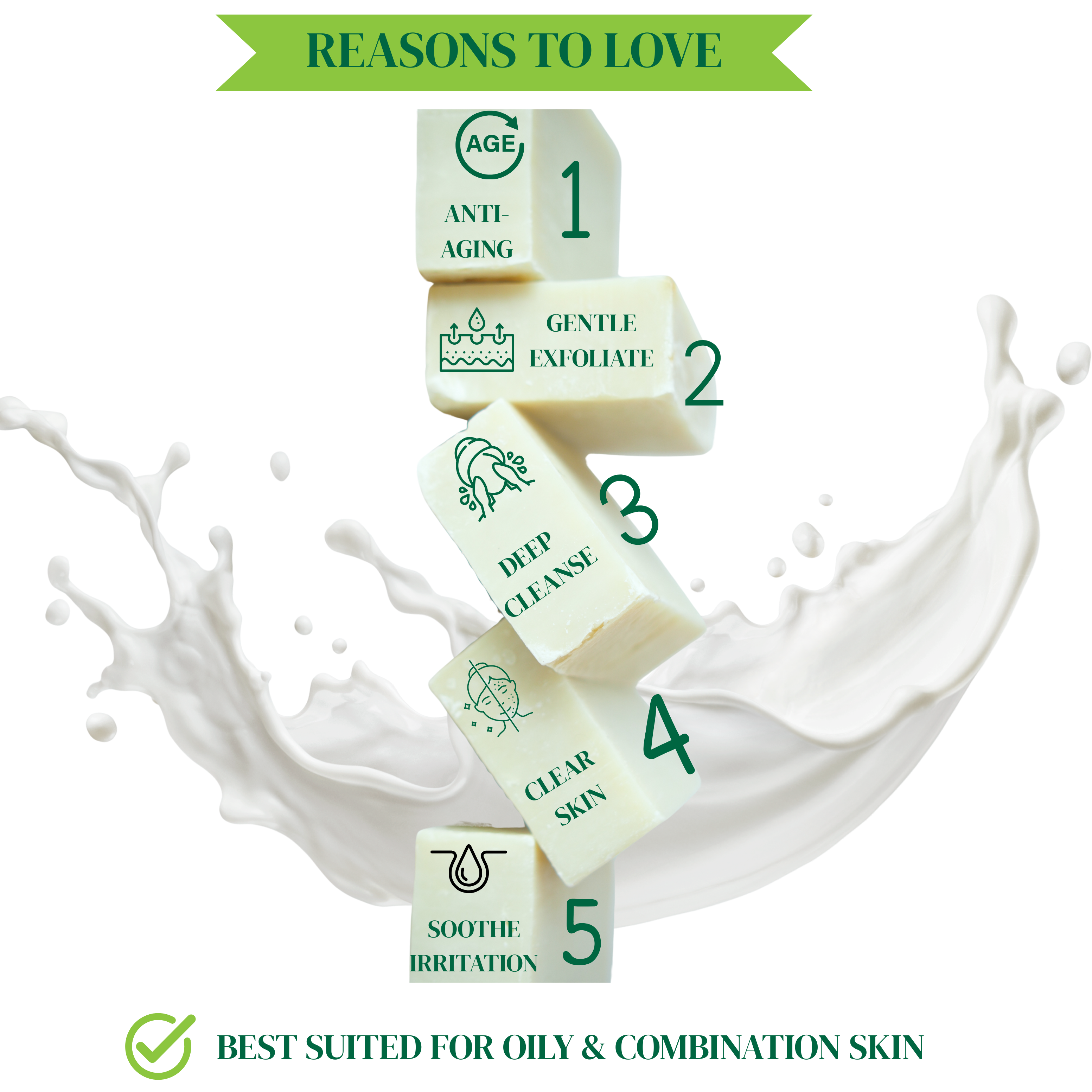 Donkey milk & kaolin clay cold processed soap