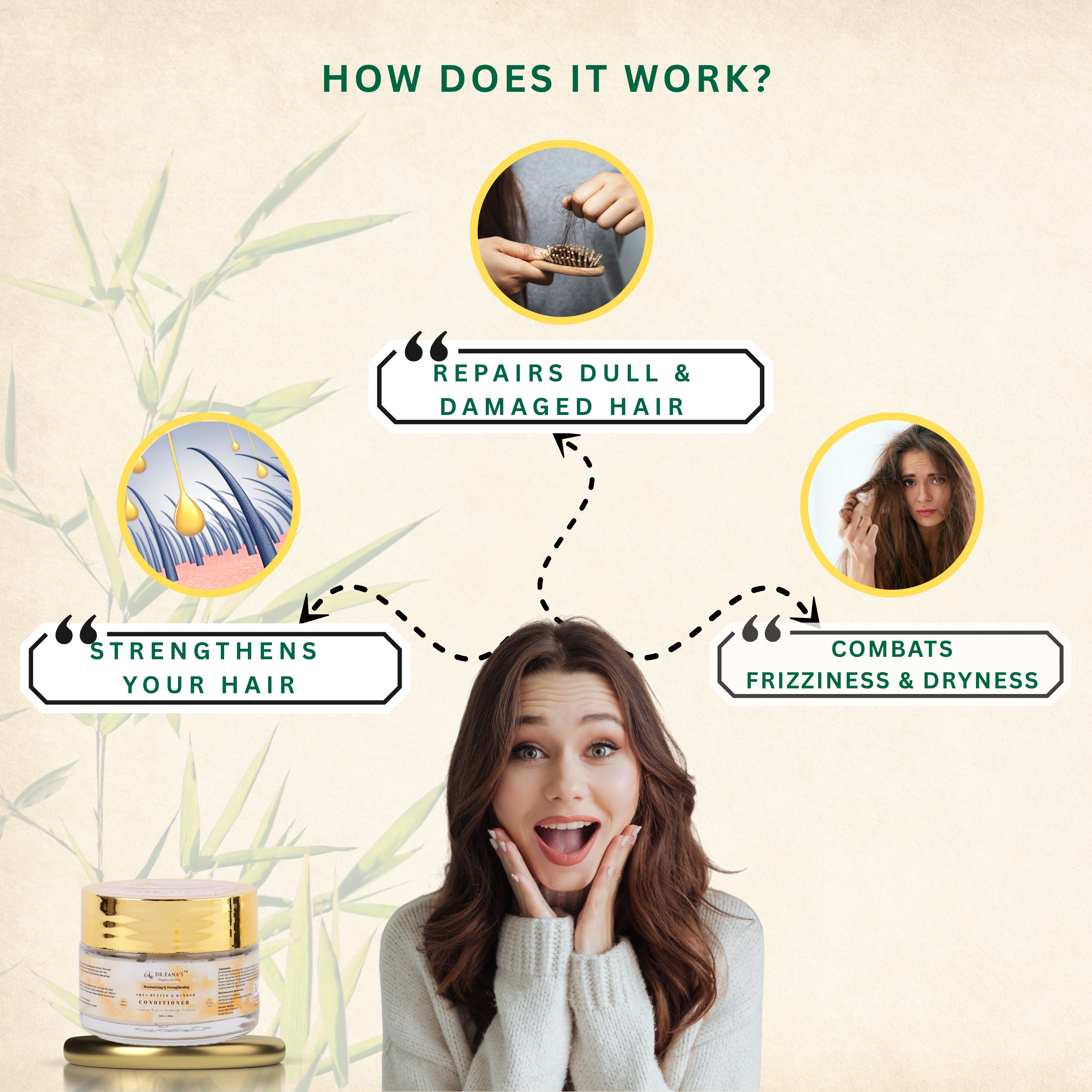 Shea butter and bamboo conditioner